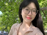 輕熟女美眉「安安」，有讓人過目不忘的俏麗面容，