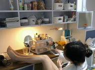 小七店美女  157 43 C 21y 筆直纖細美腿 甜臉小女人感